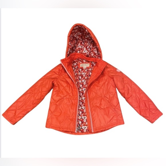 Michael Kors Other - Micheal KORS Girls’ quilted puffer orange jacket